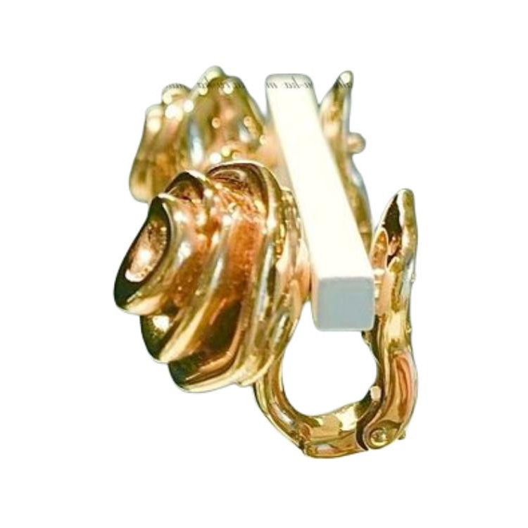 DIOR 18K Rose Gold Earrings Women's