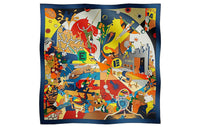 HERMES Silk Scarves Women's Multicolor