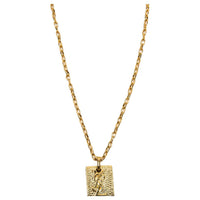 SAINT LAURENT Pre Owned 1990s Cassandre logo Necklace