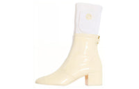 CHANEL Ankle Boots Women's White
