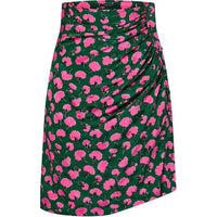 LOUIS VUITTON Carnation Print Ruched Skirt