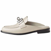 HERMES Wrap-toe Slippers Women's Beige