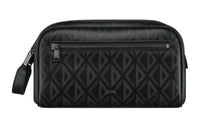 DIOR Canvas With Calfskin Toiletry Bag Men's Black