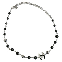 CHANEL Pearl Necklaces Unisex Silver