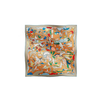 HERMES Silk Scarves Women's Multicolor