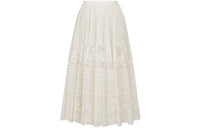 DIOR SS24 Casual Long Skirts Women's Ecru
