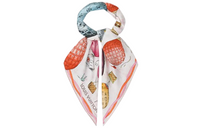 LOUIS VUITTON Up And Away Silk Scarves Women's