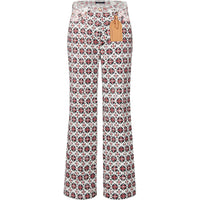 LOUIS VUITTON Jeans Women's Beige Red