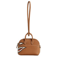 HERMES Swift Calf Leather Pendant Bag Accessories Women's 37 Gold Gold Brown