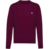 PRADA SS24 Sweater Men's Burgundy