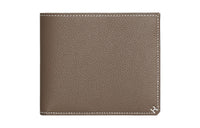 HERMES Evercolor Leather Wallet Women's 18 Etoupe Elephant Gray