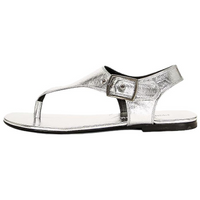 SAINT LAURENT One Strap Sandals Women's Silver