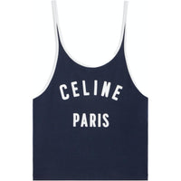 CELINE Paris Crewneck Short-Sleeved T-Shirt