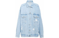MIU MIU Denim Jackets Women's Blue