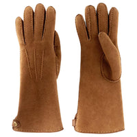 Loro Piana Shearling Sheepskin Gloves Women's Bronze