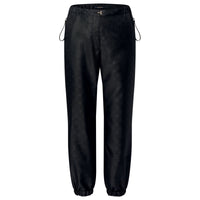 LOUIS VUITTON Knitted Sweatpants Women's Black