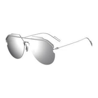 DIOR Irregular Shape Sunglasses Men's Silver