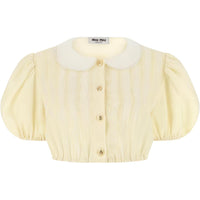 MIU MIU FW22 Shirt Women's Cream