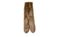 SAINT LAURENT Faux-fur Trim Scarf