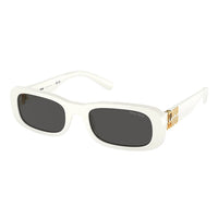 MIU MIU Acetate Rectangular Sunglasses Women's White