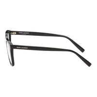 SAINT LAURENT Acetate Square Eyeglass Frames Men's Black