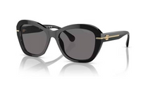 CHANEL Plastic Irregular Shape Sunglasses Women's Black