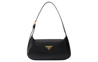 PRADA Leather Handbag, Shoulder Bag Women's Black