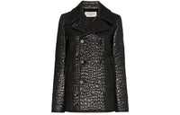 SAINT LAURENT Coats Women's Black