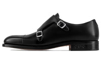 LOUIS VUITTON Monceau Loafers Men's Black