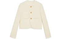 CELINE Jackets & Coats Women's Ivory White