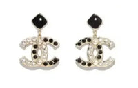 CHANEL Metal Earrings Women's Gold