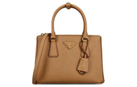 PRADA Cow Leather Tote Bag Shopping Bag Shoulder Bag Handbag Women's Brown