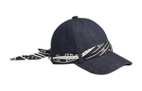 HERMES Cotton Baseball Caps Women's Indigo
