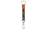 GOYARD Canvas With Calfskin Keychain Bag Accessory Unisex Brown & Black