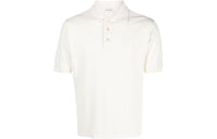 SAINT LAURENT Cassandre Short-Sleeved Polo Shirt