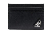 PRADA Calfskin Card Holder Card Holder Men's
