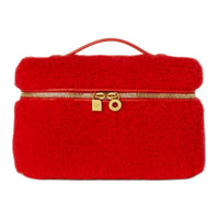 Loro Piana ExtraPocket Cotton Shoulder Bag Crossbody Bag Handbag Kids' Fire Red