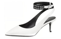 LOUIS VUITTON Call Back High Heels Women's White