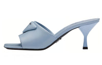 PRADA Abrasion Resistant Slide Slippers Women's Blue