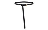 DIOR Casual Fashion Pin Buckle Belt Women's Black Width: 1.5cm