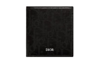 DIOR Leather Wallet Men's Black