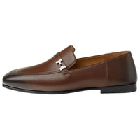 HERMES Giovanni Loafers Men's Brown