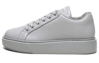 PRADA Low Top Skateboard Shoes Women's Light Gray