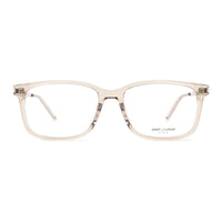 SAINT LAURENT Acetate Metal Rectangular Eyeglass Frames Men's White