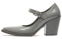 PRADA Chunky Heel High Heels 9cm Women's Gray
