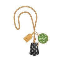 LOUIS VUITTON CHARMS Leather Trim Card Holder Men's Multicolor