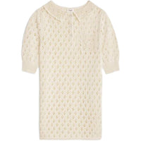 CELINE Mini Dress In Pointelle Cotton