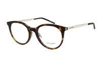 SAINT LAURENT Plastic Round Sunglasses Unisex Brown