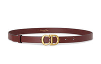 DIOR Leather Belts Women's Brown