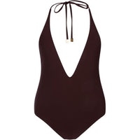 CELINE V Neck One Piece Swimsuit